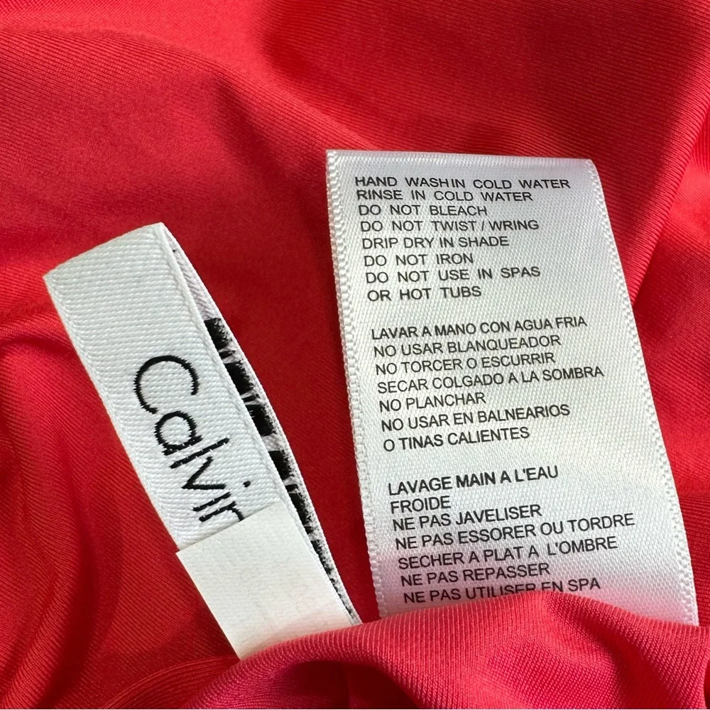 NWT Calvin Klein Women’s One Piece Swimsuit- Size 6 - Picture 6 of 9